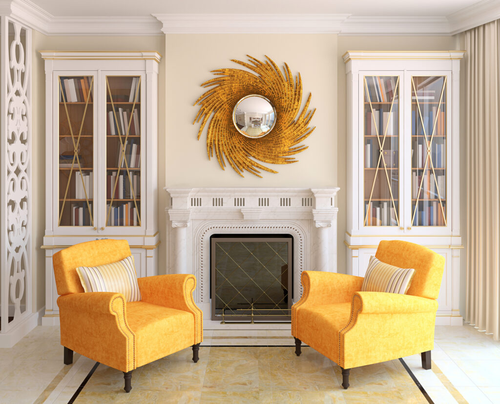 Sofa Chairs With Yellow Upholstery